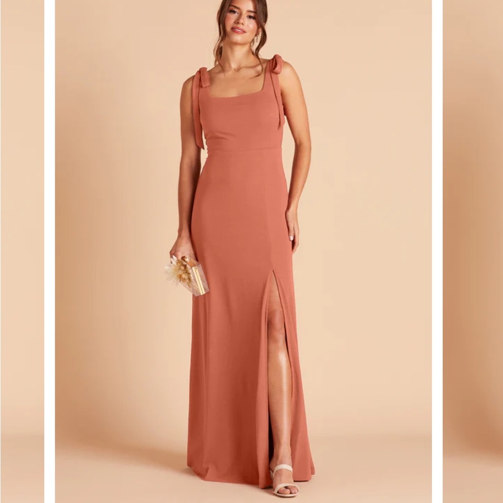 Birdy Grey Alex convertible dress crepe Terracotta